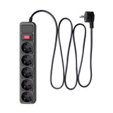 Akyga Protector Contra Sobretensiones Ak-Sp-06b 5 Tomas 3 M