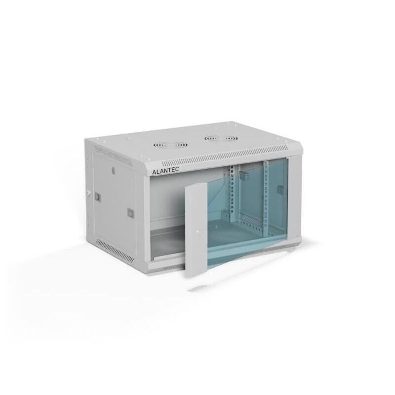 Alantec Armario Colgante 19" 6u 600x450, Color Gris