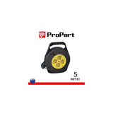 Alargador Enrollable  4 Tomas Schuko 5m