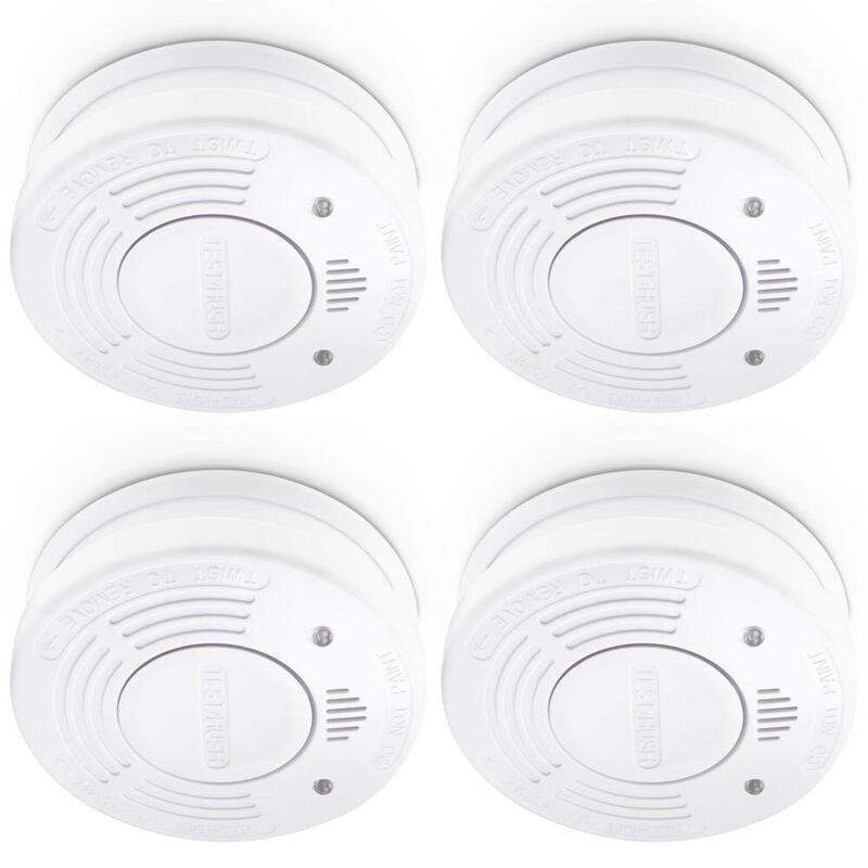 Alecto Smoke Detector W. 10 Year Battey A. Sensor Runtime, 4 Pack