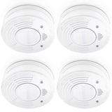 Alecto Smoke Detector W. 10 Year Battey A. Sensor Runtime, 4 Pack