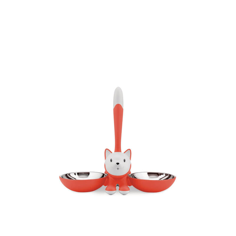 Alessi Ammi09b Cuenco Comedero Para Perro Y Gato Negro