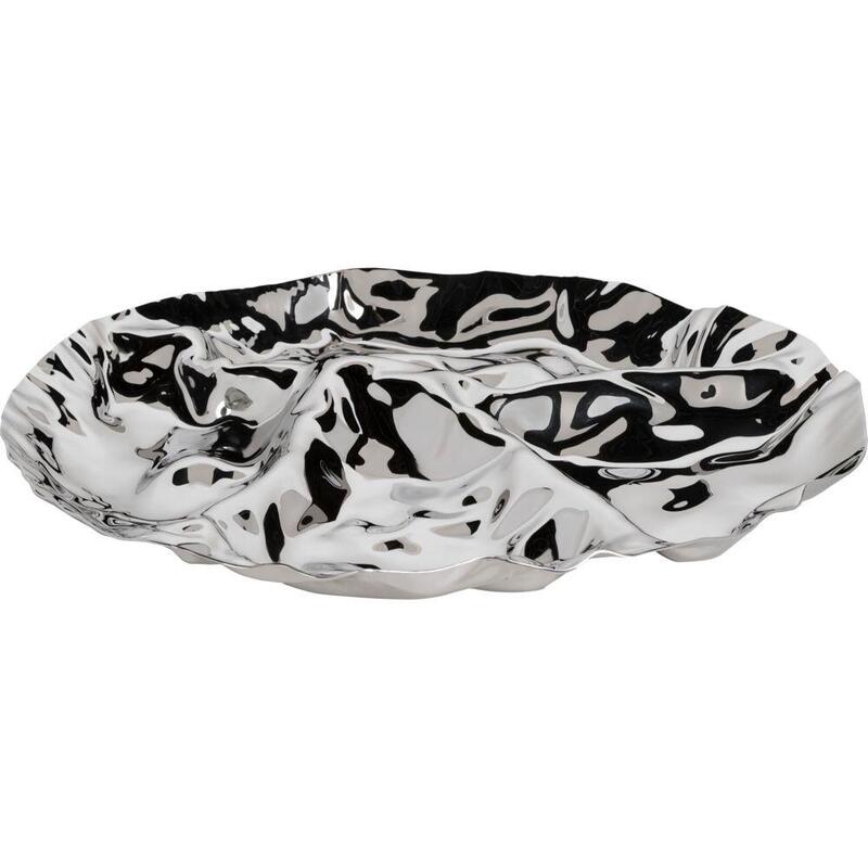 Alessi Lc14 Antipastiplatt 4 Abteilungen, Edelstahl 18/10 Glänzend Poliert