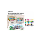 Alex Bog Rotuladores Canvas Luxe Professional Brush Marker Doble Punta Biselada/Pincel Estuche 30 C/Surtidos