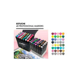 Alex Bog Rotuladores Luxury Canvas Gama Artist Doble Punta Estuche De Lujo 40 C/Surtidos