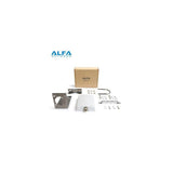 Alfa Network Apa-L2410a-P - Antena Wifi De Panel De 2.4 Ghz 10dbi Direccional, Con Kit De Montaje L-Mount (Instalaci&Oacute N En M&Aacute Stil Y Muro)