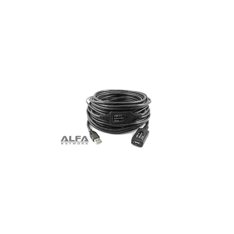 Alfa Network Ausbc-15m Producto Reacondicionado. 15m Usb Extension Cable