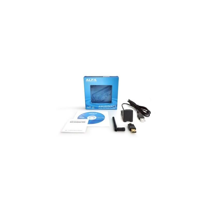 Alfa Network Awus036acs 802.11ac 600mbps Usb Adapter