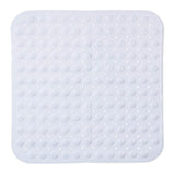 Alfombra Ducha Cuadrada Blanca 55x55cm