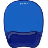 Alfombrilla Raton Ergo Crystal Flex Azul Oscuro Subblim Alfombrilla Ergonómica Subblim Ergo Cristal Flex Mousepad/ Azul Oscuro