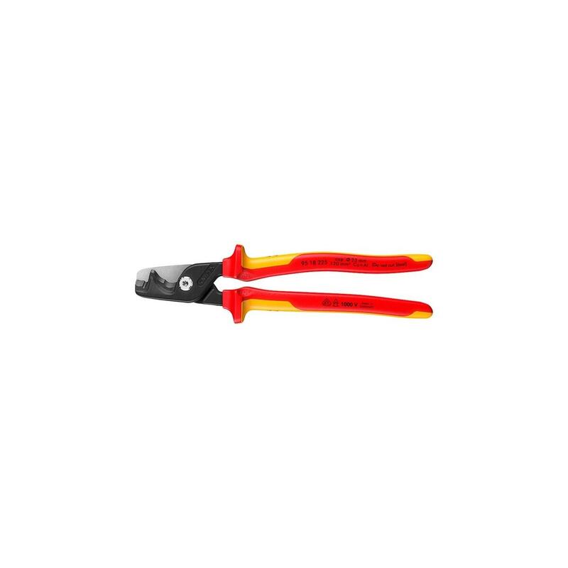Alicates  Knipex Stepcut Xl Cortacables 95 18 225 Vde Rojo/Amarillo, Longitud 225 Mm 95 18 225