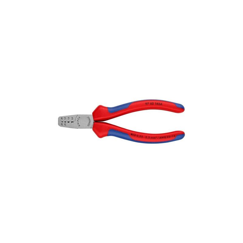 Alicates Para Engarzar Knipex 97 62 145 A Para Punteras De Cables De 0,25 - 2,5 Mm² 9762145a
