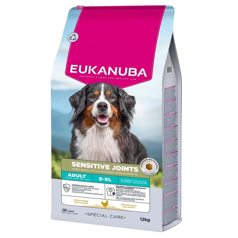 Alimento Para Perros Eukanuba Sensitive Joints  Con Pollo - Alimento Seco Special Care Para Perros Con Articulaciones Delicadas, Para Favorecer La Movilidad, 12 Kg