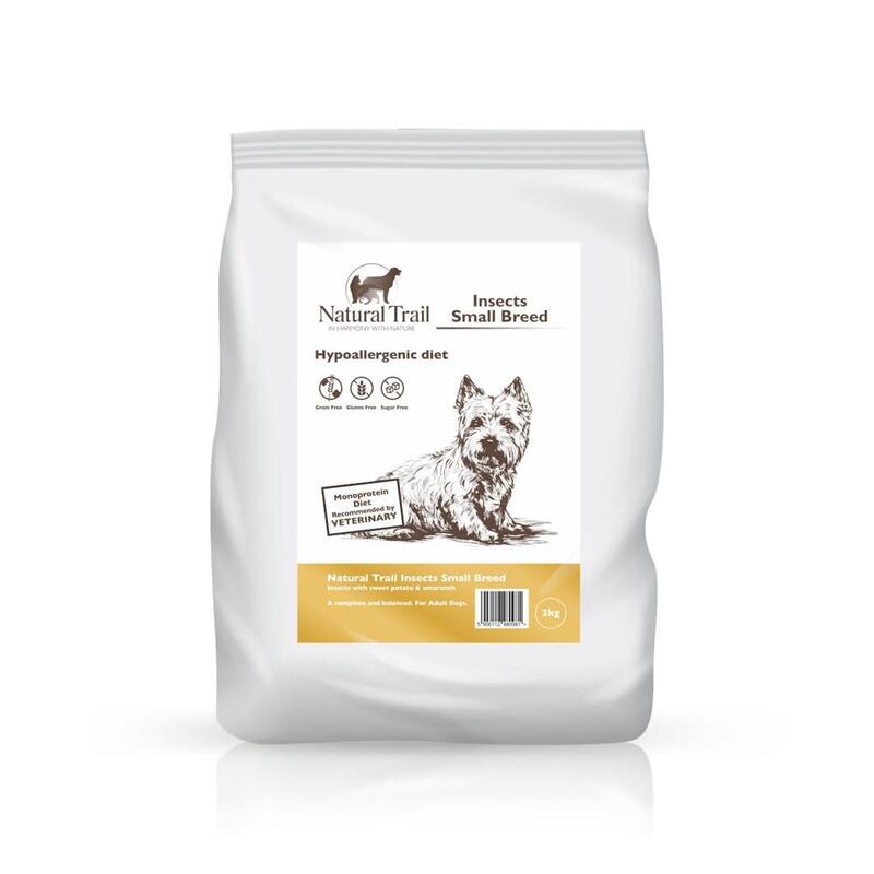 Alimento Seco Para Perros  Natural Trail Insect Small Breed Dieta Hipoalergénica  2 Kg
