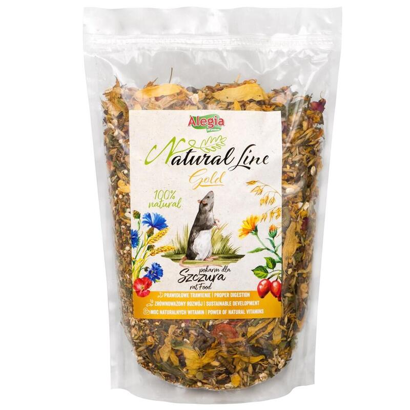 Alimento Seco Para Rata  Alegia Natural Line Gold  2.2kg