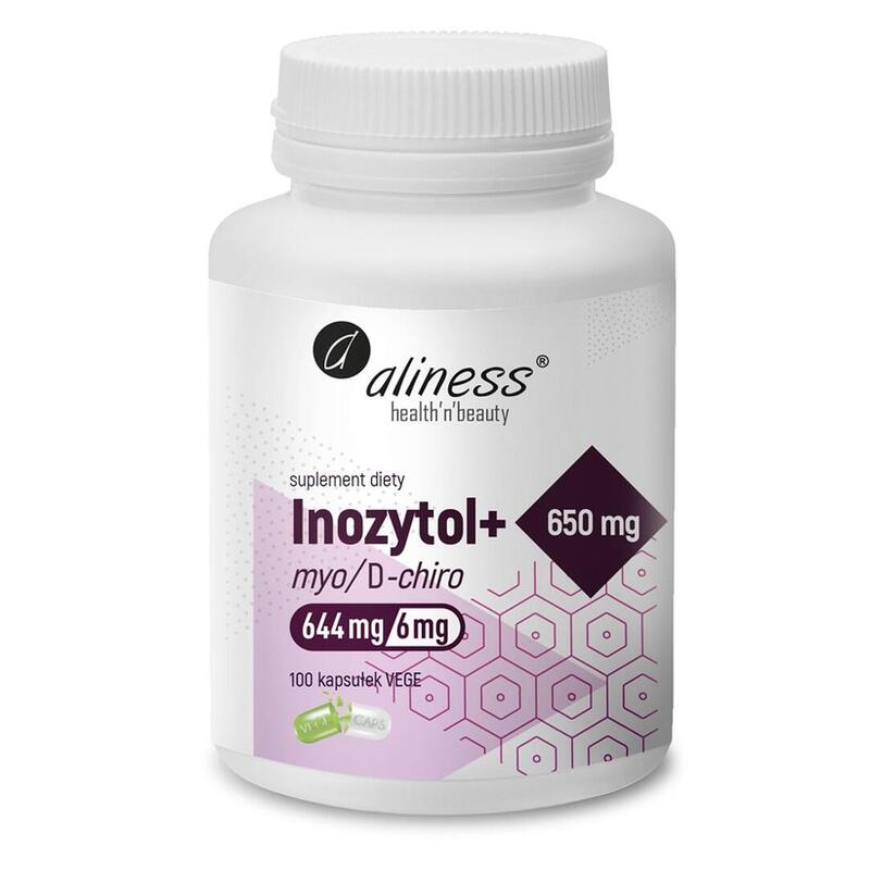 Aliness Inozytol Myo/D-Chiro 650mg + B6 X 100 Vege Caps
