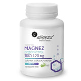 Aliness Magnez Organiczny Trio 120 Mg Z B6 (P-5-P) X 100 Vege Kaps.