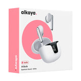 Alkaya A Buds Quantum Sound Bluetooth Kopfhörer Con Display Ladestatus Blanco