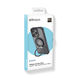 Alkaya Lucid 360 Flexstand Funda Con Magsafe Para Iphone 13 Pro Max Negro