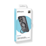 Alkaya Lucid 360 Flexstand Funda Con Magsafe Para Iphone 14 Pro Max Negro