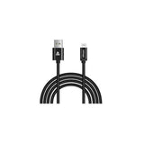 Alkaya Speed Flex Cable De Datos Hochglanz 12w, 1m Negro