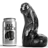 All Black  Realistic Dong Negro 17 Cm
