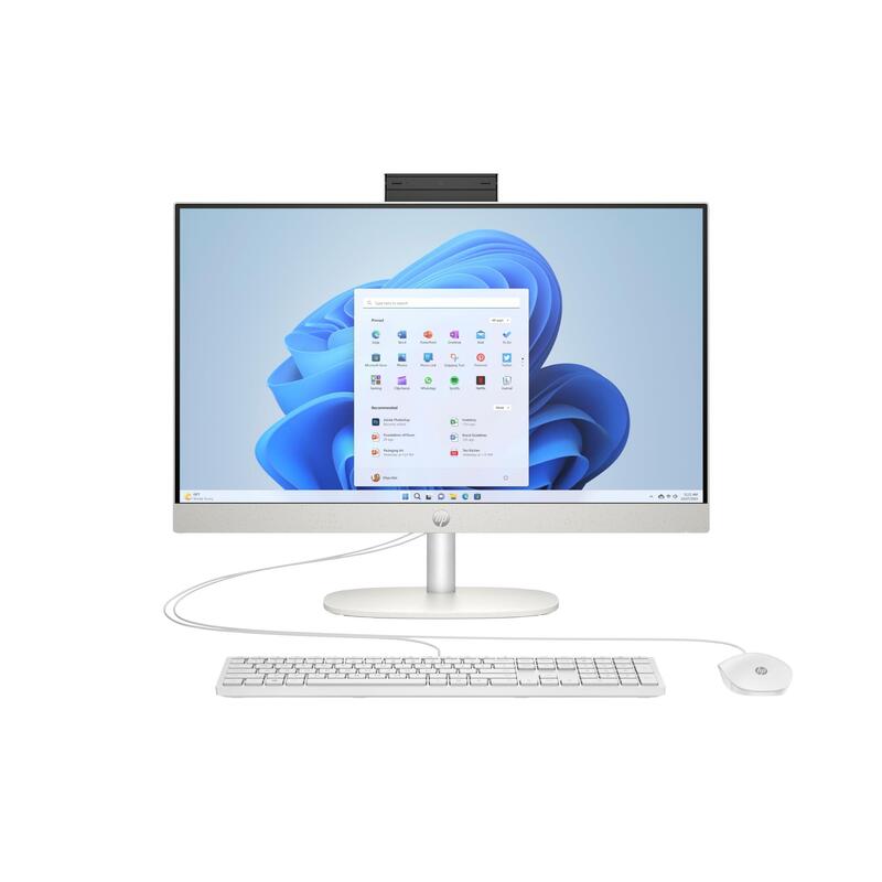 All-In-One Hp 23,8" Fhd Ips  R5-7520u 8gb 512gb Ssd Win11 24-Cr0400ng