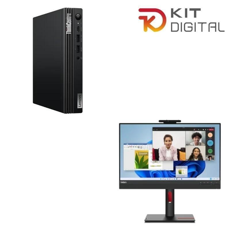 All In One  Lenovo M75q Amd R5 Pro-8500ge 16 512 W11p+24" Kd