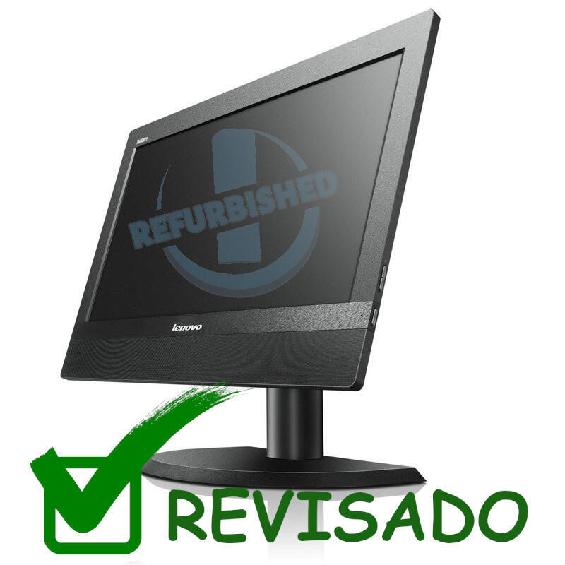 All In One Reacondicionado Lenovo Thinkcentre M73z 20.0" I3-4150 8gb 240 Gb Ssd 4 Gb Dvdrw W10pro Instalado Negro Sin Peana 1 Año De Garantia