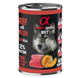 Alpha Spirit Wet BUf Au Melon - Nourriture Humide Pour Chien - 400g