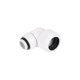 Alphacool Eiszapfen 13mm Hardtube Boquilla De Rosca Giratoria 90° G1/4 - Blanco, Conexión Blanco 17620