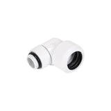 Alphacool Eiszapfen 13mm Hardtube Boquilla De Rosca Giratoria 90° G1/4 - Blanco, Conexión Blanco 17620