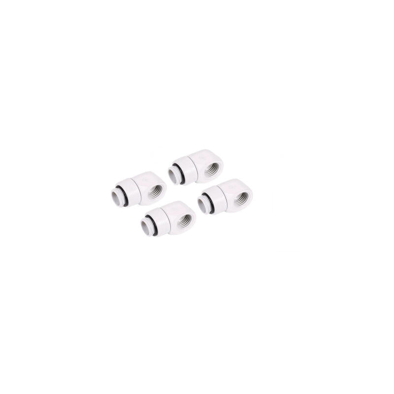 Alphacool Eiszapfen L-Verbinder Drehbar G1/4 Ag Auf G1/4 Ig - 4 Mück Blanco