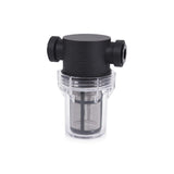 Alphacool Es Big Filtro De Partículas Inline 2x G1/4" It/Ig Negro/Transparente, Para El Circuito De Refrigeración 29145