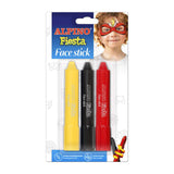Alpino Maquillaje En Barra Fiesta Face Stick Pack De 3 C/Surtidos