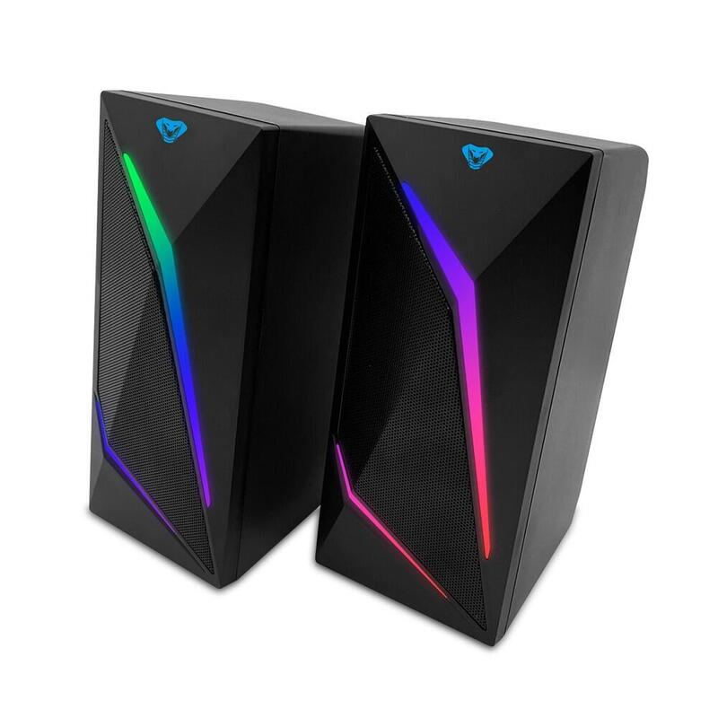Altavoces Cobra Pro Urion 2.0 Mt3172 Gamingowe/Line-In/Bluetooth 5.0/Rgb/Módulo Sterujacy/Jack 3,5/Usb/Rms 8w/Pmpo 320w