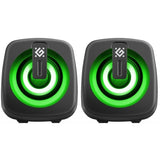 Altavoces Para Ordenador J1 2.0 6w Led Usb Negro