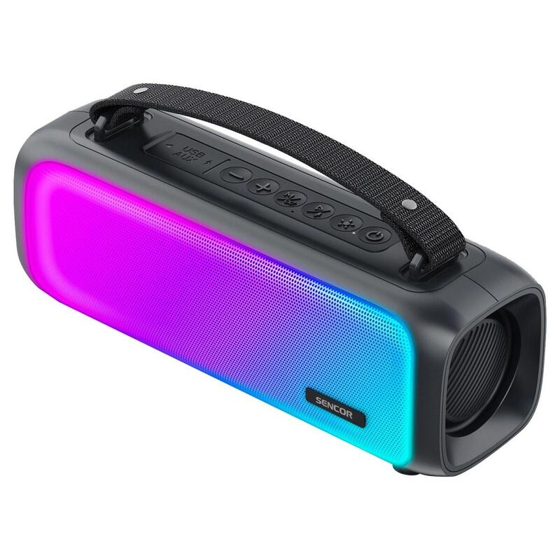 Altavoz Bluetooth Con Radiem Sss 3000 Kids 16w, Panel Led