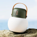 Altavoz Para Camping Tumbler Portable Audio Listen Camp Lite Sothing Verde