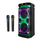 Altavoz Rumbleboss Xl Phoenix 160w Rms Batería 7000 Mah Función Karaoke 2 Microfonos Inalambricos Incluidos