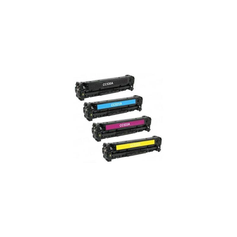 Amarillo Universal Hp Cc532a/Ce412a/Cf382a Canon 718y-2.8k