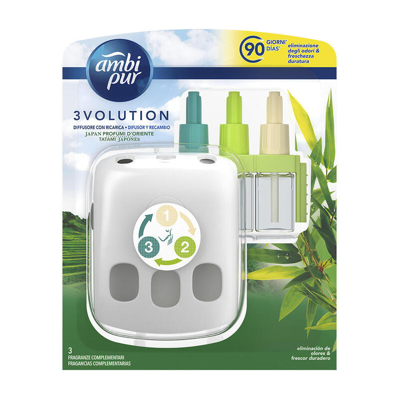 Ambipur 3volution Aparato+Recambio Japan Tatami 21ml