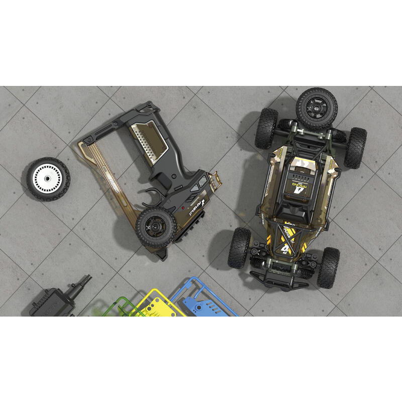 Amewi Rc Auto Desert Hggy Diy/Ohne Akku 71teile Verde/8+