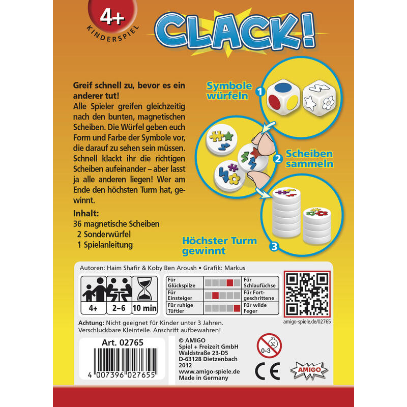 Amigo Klack!, Juego De Habilidad 4007396027655