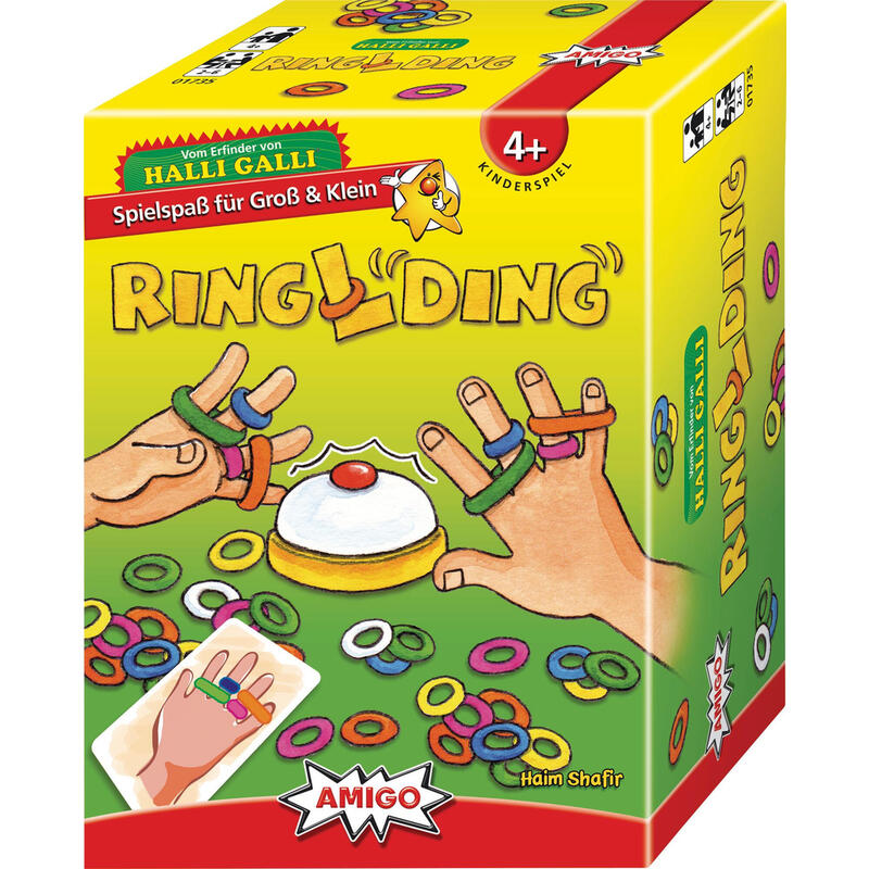 Amigo Ringlding Juego De Mesa Habilidad Motriz Fina (Destreza) Version Alemana