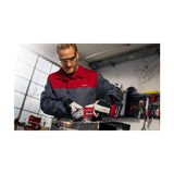 Amoladora Angular A Batería Einhell Professional Axxio, 18 Voltios (Rojo/Negro, Sin Batería Ni Cargador) 4431140