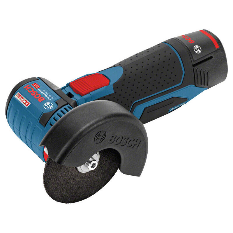Amoladora Angular Inalámbrica Bosch Gws 12v-76 Professional, 12 Voltios (Azul/Negro, 2x Batería Li-Ion 3,0ah, En L-Boxx) 06019f200b
