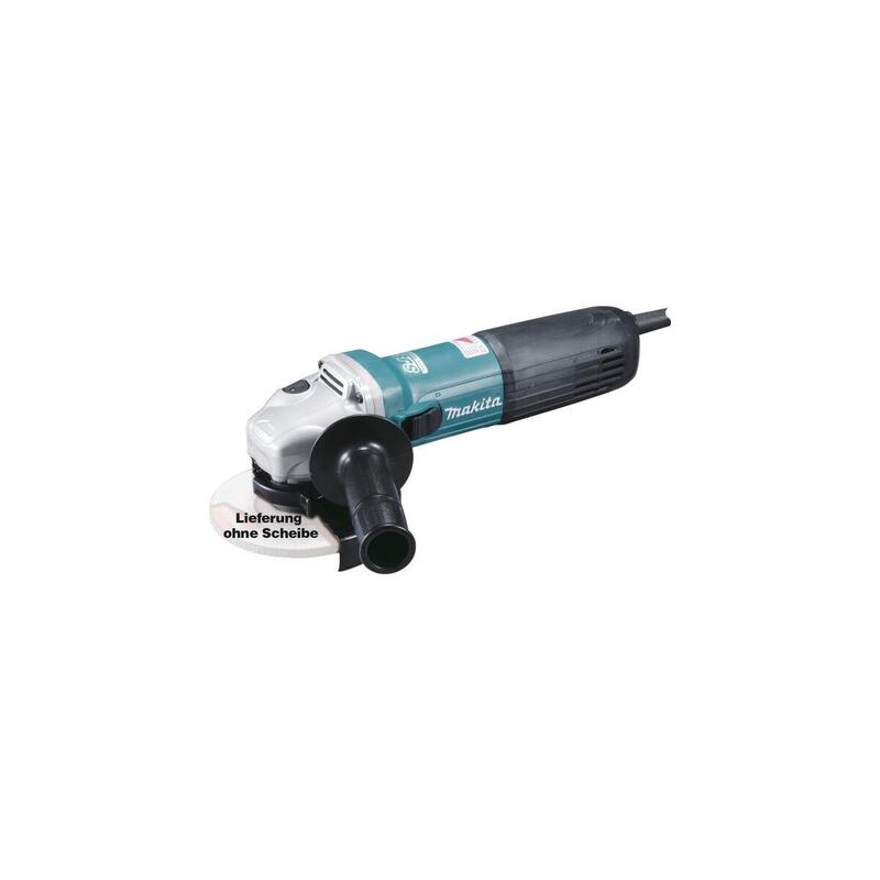 Amoladora  Makita Ga5040cz1 Angular 11000 Rpm 1100 W 12,5 Cm 2,4 Kg 11000 Rpm, Negro, Azul, M14, Corriente Alterna, 1100 W, 12,5 Cm