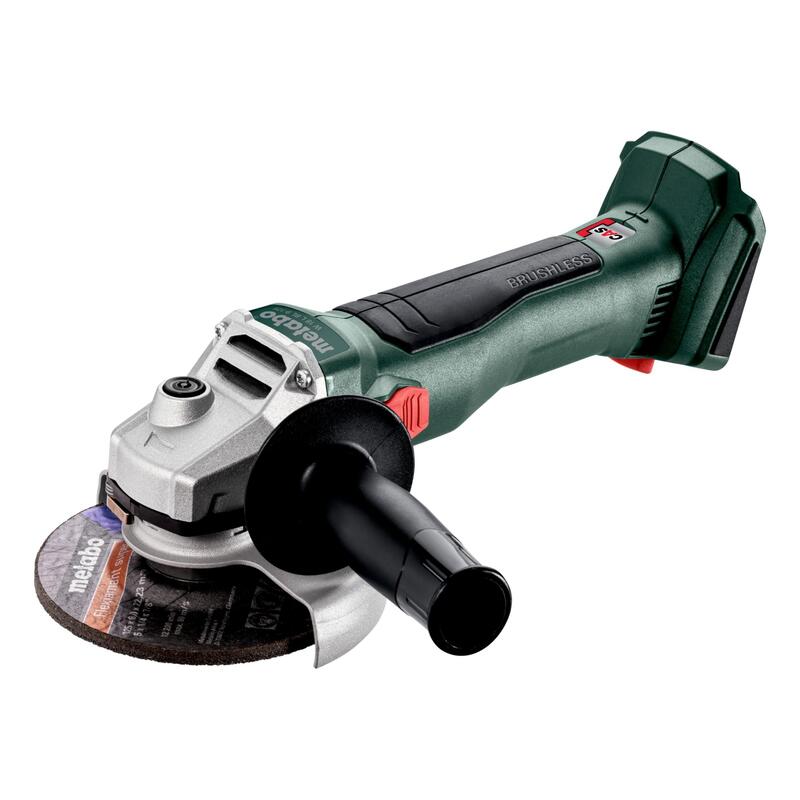 Amoladora  Metabo Angular A Batería W 18 L Bl 9-125 (18v, Ø125mm, 10.000 Rpm, Brushless, Arranque Suave Softstart, Seguro Contra Arranque Involuntario, Incluye Metabox 165l, Sin Batería Ni Cargador)  602374840