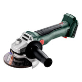 Amoladora  Metabo Angular A Batería W 18 L Bl 9-125 (18v, Ø125mm, 10.000 Rpm, Brushless, Arranque Suave Softstart, Seguro Contra Arranque Involuntario, Incluye Metabox 165l, Sin Batería Ni Cargador)  602374840